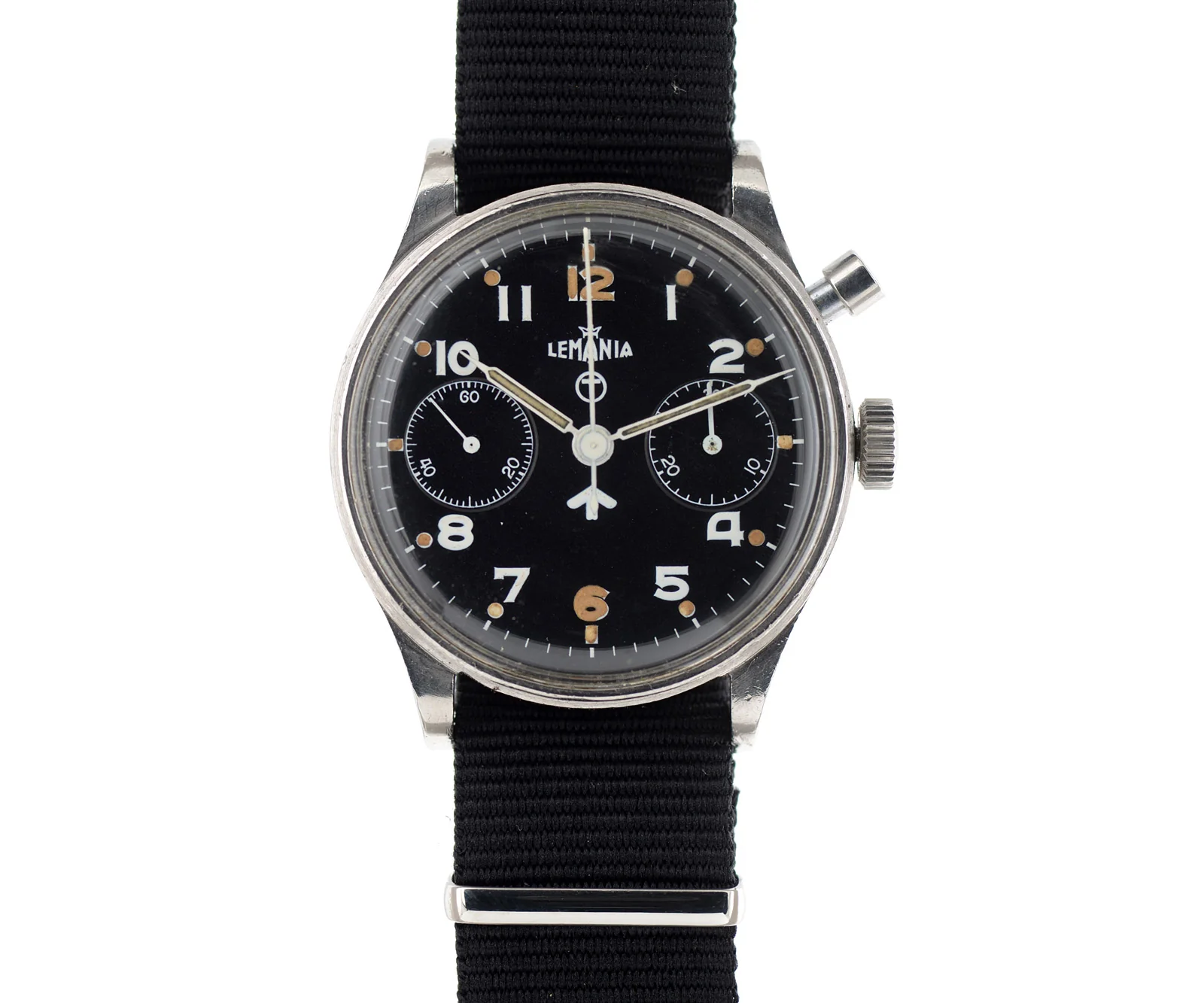 Lemania military chronograph - Image 7